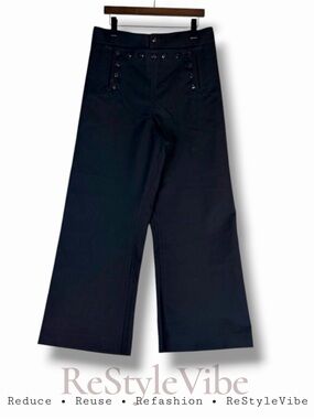 OMEGA APPAREL DSCP Men’s Size 36 L Pants Trouser NAVY MILITARY Vintage WOOL